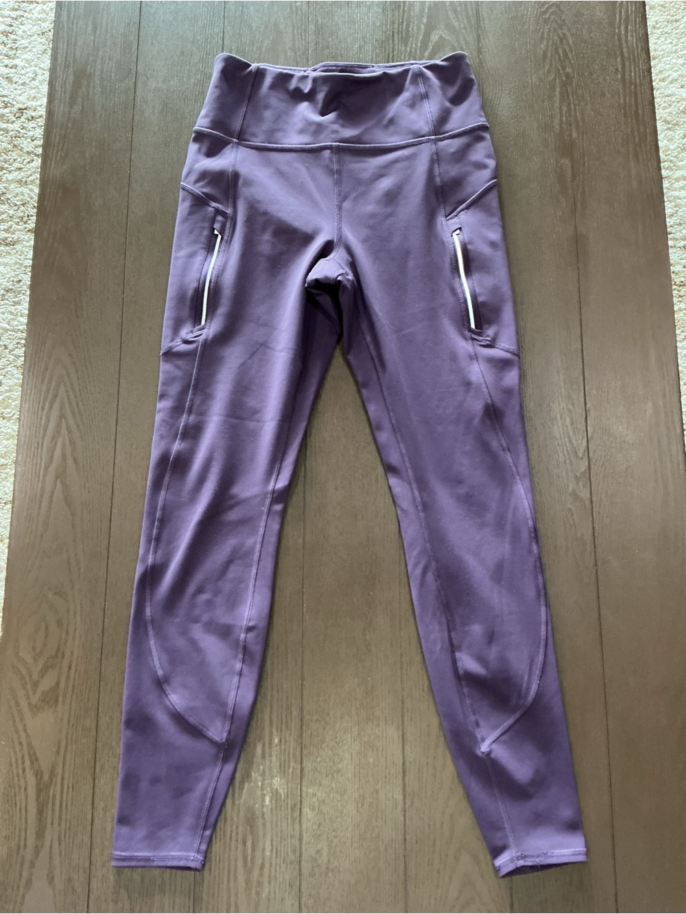 Athleta Ranier Leggings with Side Zip Pockets
